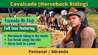 preview picture of video 'Cavalcade (Horseback Riding), Pantanal, Brazil'