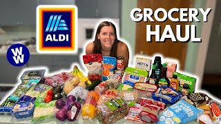 HUGE Healthy ALDI Grocery Haul For Weight Loss | Meals I Eat To Lose Weight | WeightWatchers Points