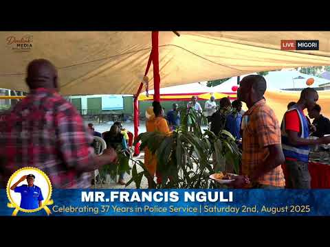 MR FRANCIS NGULI CELEBRATING 37 YEARS IN POLICE SERVICE