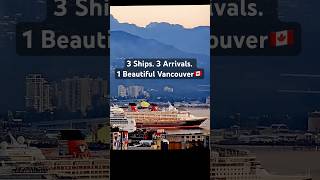 Triple Docking! Norwegian, Disney & Viking Arrive Together in Vancouver Harbour 🇨🇦 Alaska Cruise