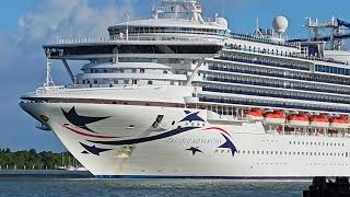 Pacific Adventure 4K - Gigantic Cruise Ship, CAIRNS.