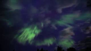 Aurora Borealis Corona - Solstice Northern Lights - Music by David Helpling