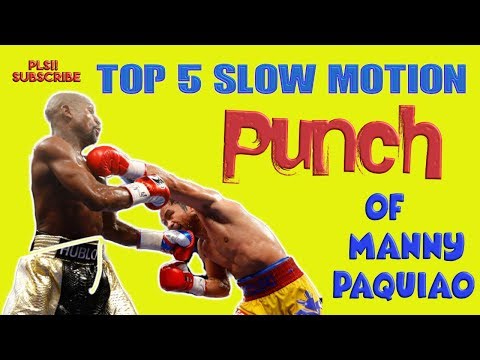 My top 5 Slow motion Punch of Manny Paquiao