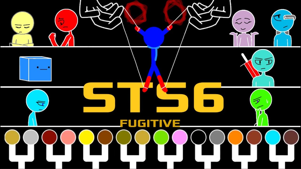 STS6a: Fugitive (Before Stickman Tournament 2) (StickNodes/Pivot Animation)