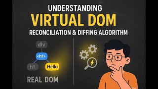 Download the video "Virtual DOM Explained 🔍 | Reconciliation & Diffing Algorithm in React | Beginners to Advanced"