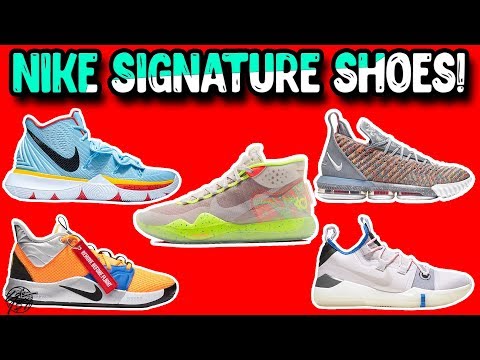 Detailed Look & Comparison of Every Signature Basketball Shoe from NIKE! Video