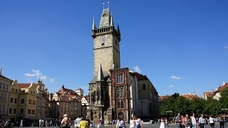 preview picture of video 'Old Town City Hall, Prague, Czech Republic / Staroměstská radnice, Praha, Česko'