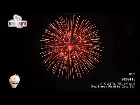 NS8418 - Gold Willow & Red Strobe Core