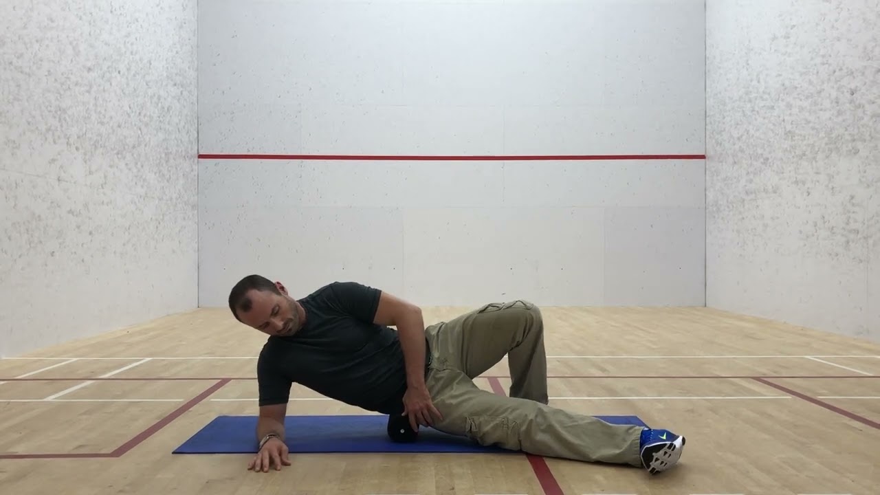 Lateral Hip + Foam Roller (Side View)