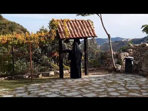 Orthodox Calabrian Monk ringing bell