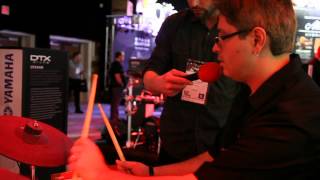 Video thumbnail for NAMM 2014 | Yamaha DTX 502 Drums | AudioSavings.com by audiosavings