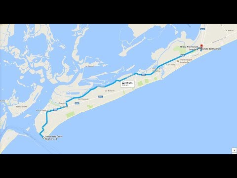 Autoroute Europa - Jesolo (Italien) von West bis Ost