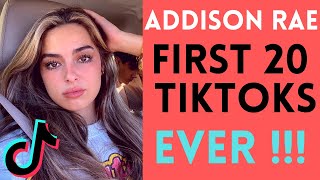 ADDISON RAE FIRST 20 TIKTOKS EVER! | Tik Tok Compilation