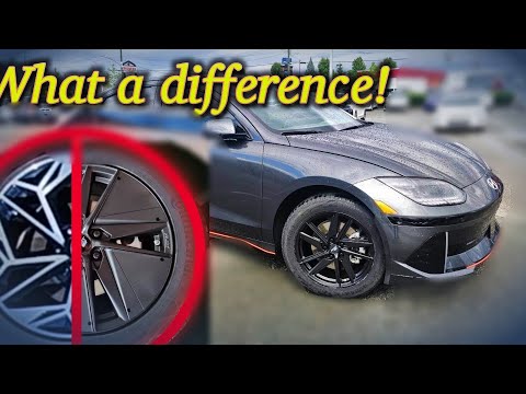 AMAZING RESULTS!  Increasing range with smaller wheels... Ioniq 6, fastco