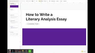 How to Write a Literary Analysis Essay_Character