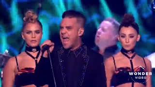 Robbie Williams mixed signals brits awards 2017