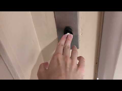 Vintage Otis Bsmt. Traction Elevator (Black Button Fixtures), UCB Doe Library (Elev 1), Berkeley, CA