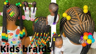 Braid hairstyles  and the most trending hairstyle for your child lastest 2 hairstyles for your girl