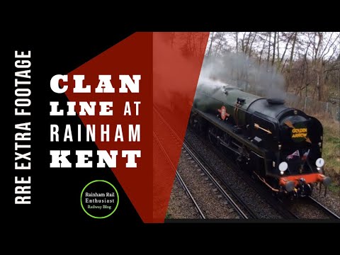 Clan-Line near Rainham Station Kent on a Railtour