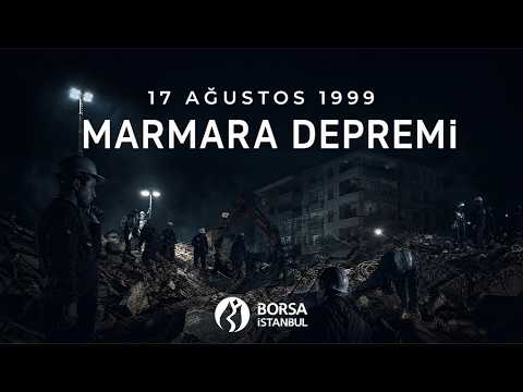 17 Ağustos 1999 Marmara Depreminde vefat eden vatandaşlarımızı rahmetle anıyoruz