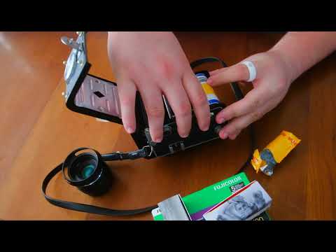 How to load 120 fim | Yashica Flex A