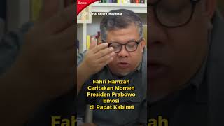 Download lagu Fahri Hamzah Recounts the Moment President Prabowo Got Emotional at a Cabinet Meeting mp3