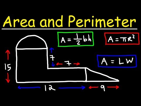 Area and Perimeter of Irregular Shapes - Tons of Examples! Video