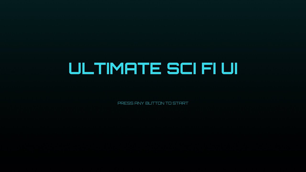 Ultimate Sci Fi UI Kit Pro - Unity Asset (1.1.2)