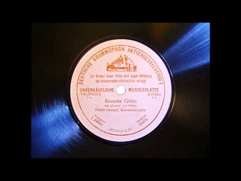 Frieda Hempel - Keusche Göttin - Casta Diva - 1921