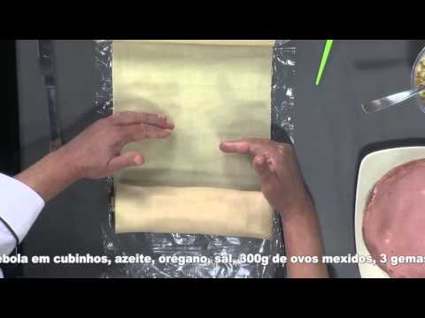 22/08/2014 Receitas Bom Sabor - Rocambole de Massa de Pastel - Viviane Góes