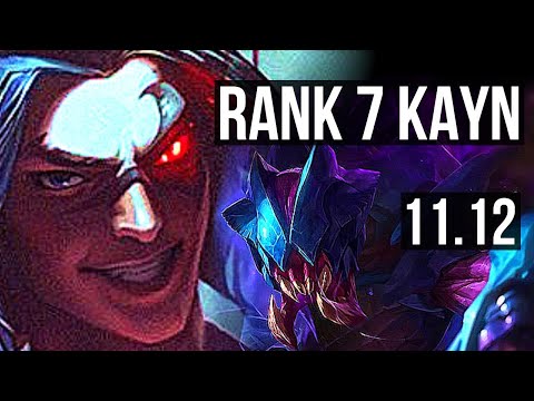 KAYN vs REK'SAI (JUNGLE) | 18/2/6, Rank 7 Kayn, Legendary, 1.2M mastery | EUW Challenger | v11.12