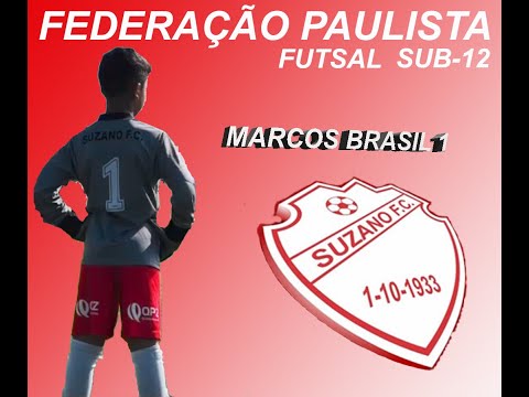 Melhores momentos Goleiro MARCOS BRASIL 1 - LAZULLI X SUZANO FC - METROPOLITANO FPFS - SUB 12