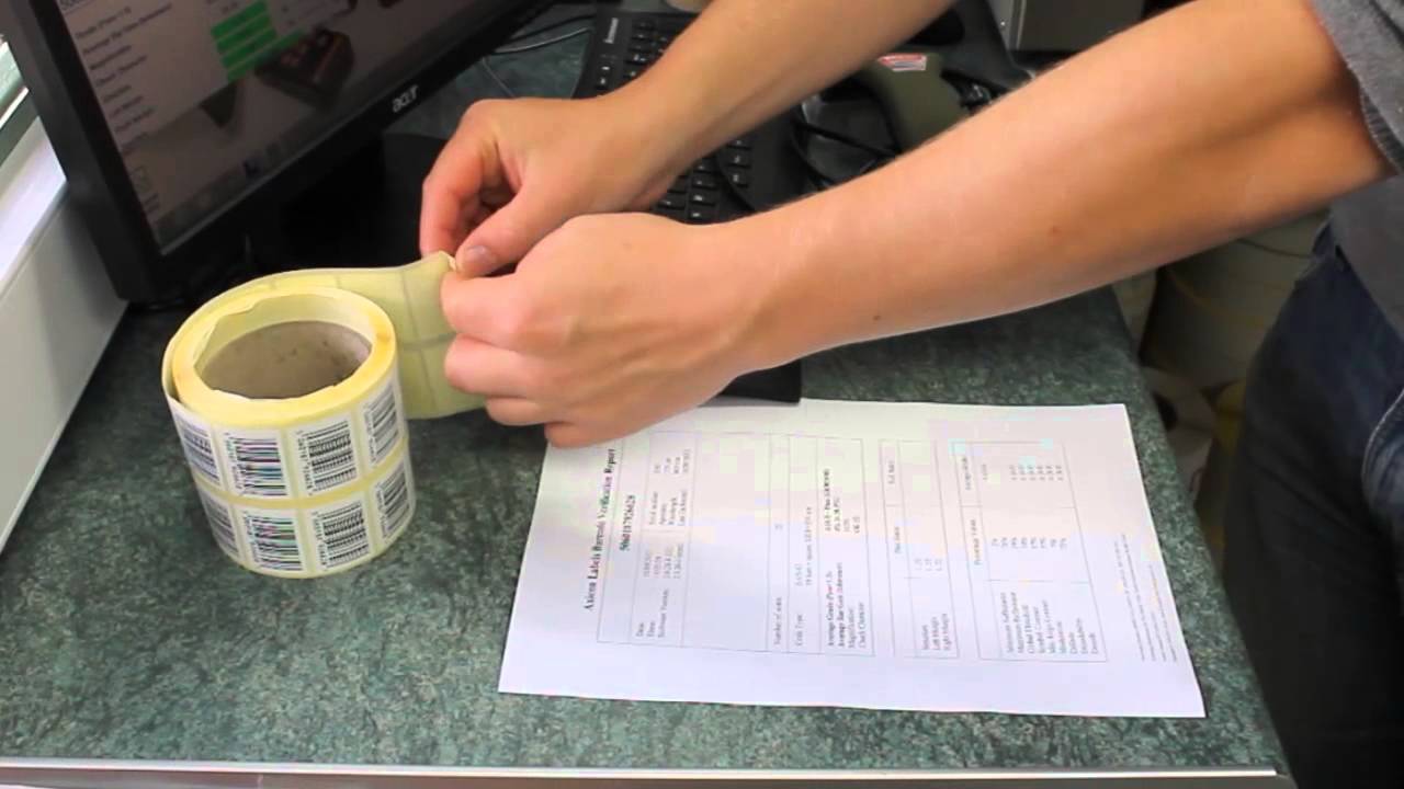 Axicon Labels Barcode Verification Process