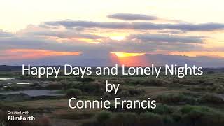 Connie Francis - Happy Days and Lonely Nights