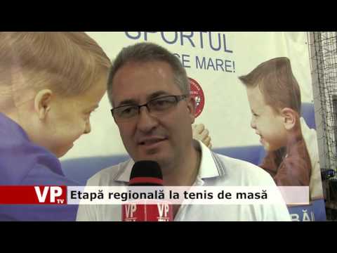 Etapă regională la tenis de masă