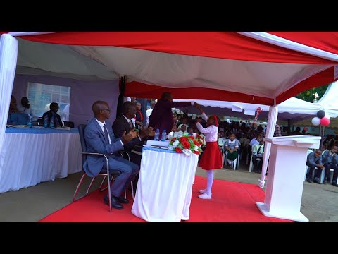 Young Fortune & Bazuu crew performing 'during the KBA Sunday service at the KBA school Kahawa west