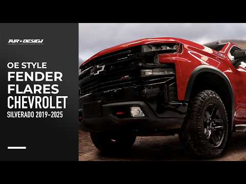 OE Style Fender Flares - Chevrolet Silverado 2019-2025+ - English