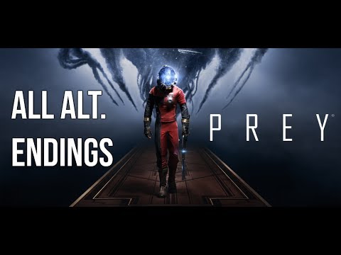 PREY Game Walkthrough Part 29 All Alternate Endings (No Commentary)