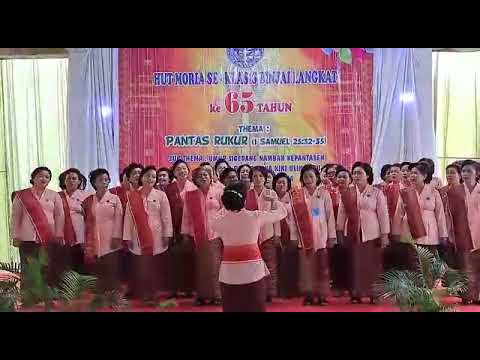 Koor Moria GBKP Rg Jl. Teuku Umar Binjai Pada Perayaan HUT Moria ke 65