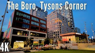 The Boro, Tysons Corner | Evening Walk | 4K | USA