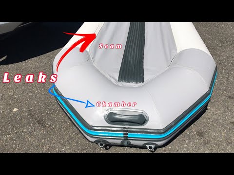 How to Fix a Leak in the Inflatable Boat (DIY)