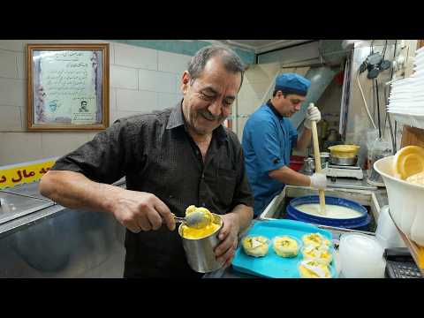 Making Persian Saffron Ice Cream Generations after Generation