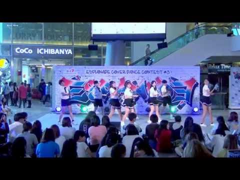 160827 [Wide] OH MO JI cover OH MY GIRL - One Step Two Steps + A-ing @ Esplanade#3 (Audition)