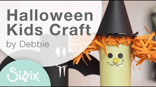 Simple Halloween Kid's Craft with Recycled Toilet Paper Rolls