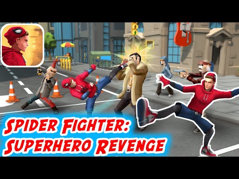 Spider Fighter: Superhero Revenge - Gameplay (Android, iOS)