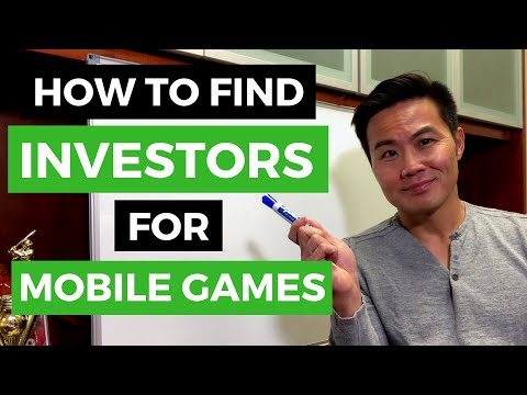 How to Find Investors for a Mobile Game - YouTube