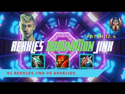 REKKLES PURE DOMINATION ON JINX! - KC Rekkles Plays Jinx AD Carry vs Aphelios! | LoL Patch 12.4