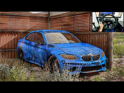 Rebuilding BMW F87 M2 Coupe 681HP - Forza Horizon 5 | Simagic Alpha Ultimate gameplay