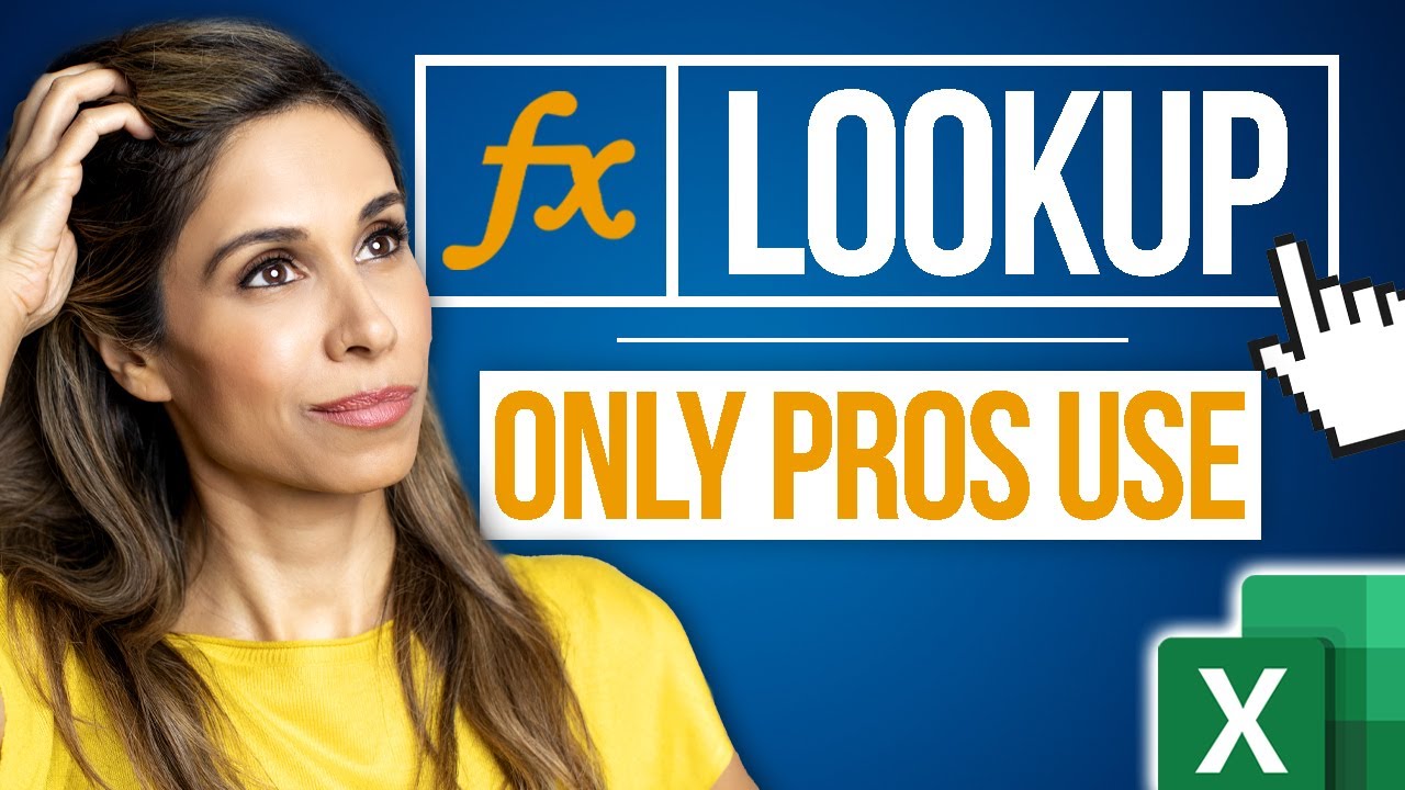 Leila Gharani: Excel LOOKUP Function Only PROS Use (simple to complex examples)
