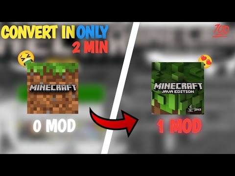 Ultimate Minecraft PE to Java Edition Conversion in 2 min!